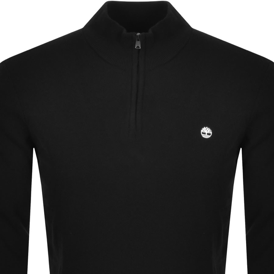 Alternative Image for ProductTimberland Half Zip Merino Knit Jumper Black2